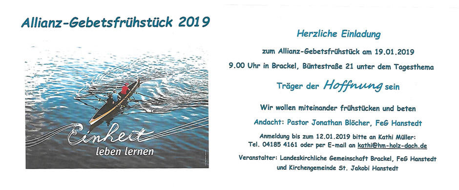 Allianz-Gebetsfrühstück 2019
